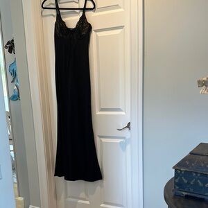 Elegant Black Lace Nightgown